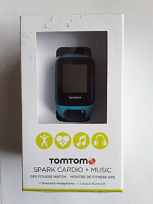 Tom Tom Spark Cardio + Music GPS Pulsuhr  - blau Größe S 