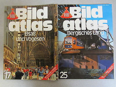 68 Bücher Hefte HB Atlas HB Atlanten Reiseführer national und international