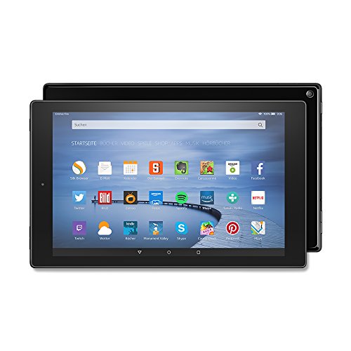 Fire HD 10-Tablet, 25,65 cm (10,1 Zoll), HD-Display, WLAN, 16 GB (Schwarz)