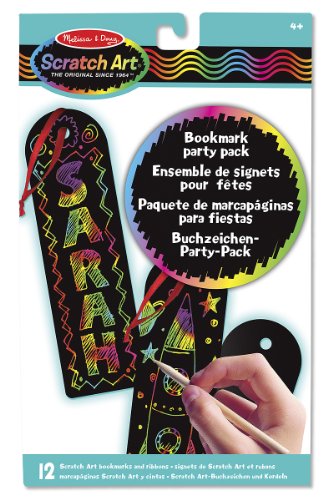Melissa & Doug - 15906 - Scratch Art-Party Pack: Buchzeichen