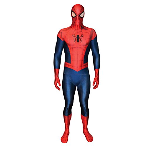 Offizieller Spiderman Morphsuit, Verkleidung, Kostüm - Xlarge - 5'10