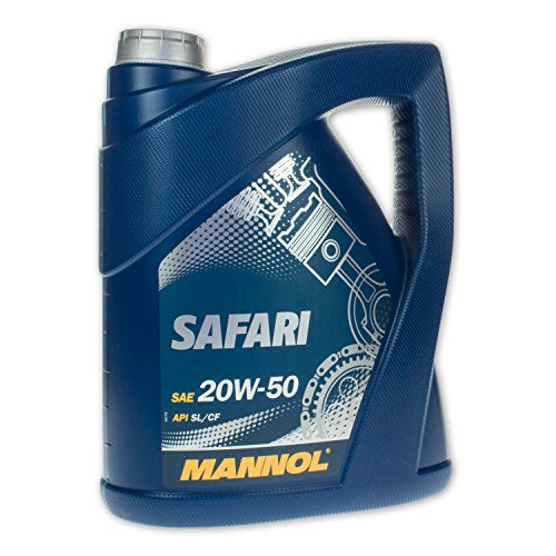 MANNOL Safari 20W-50 API SL/CF Motorenöl, 5 Liter