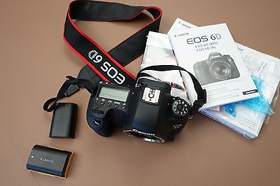 Canon EOS 6D 20,2 MP SLR-Digitalkamera - Schwarz (Nur Gehäuse) WIE NEU!!!!