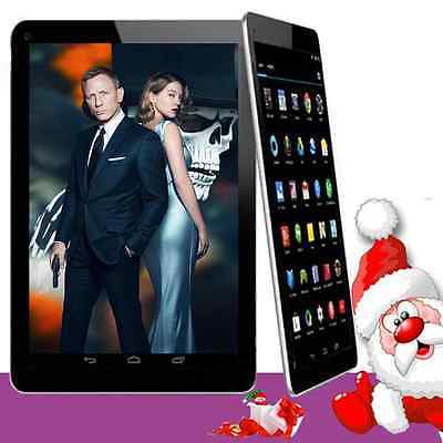 QUAD CORE 7 Zoll Tablet PC Android 4.4 2 KAMERA WLAN Apad 16GB Schwarz