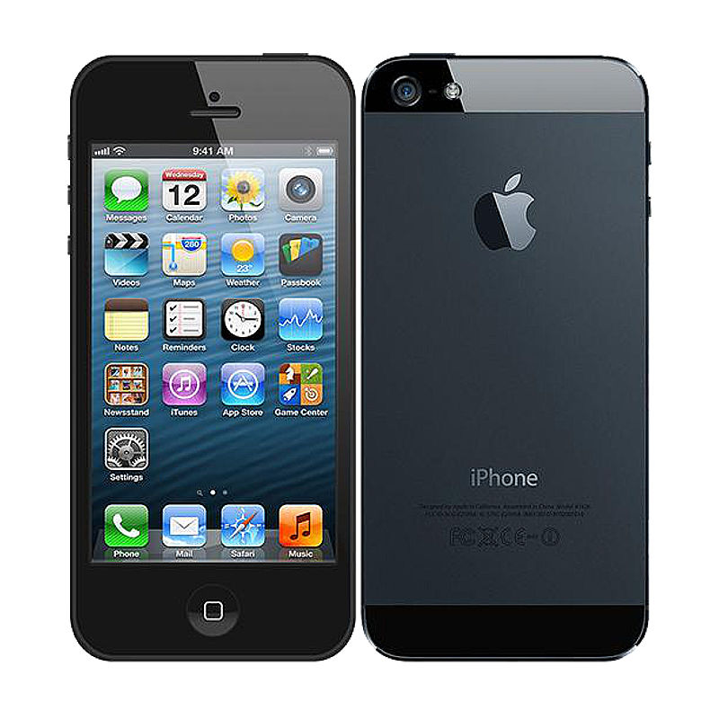 Apple  iPhone 5 - 16GB - Schwarz & Graphit (Ohne Simlock) Smartphone