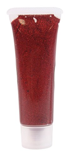 Eulenspiegel 907054 - Effekt Glitzergel Juwel,18 ml, rot