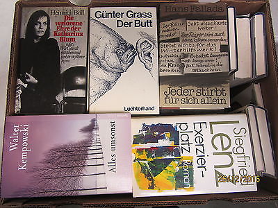 43 Bücher Romane deutsche Klassiker Böll Grass Fallada Kempowski Lenz