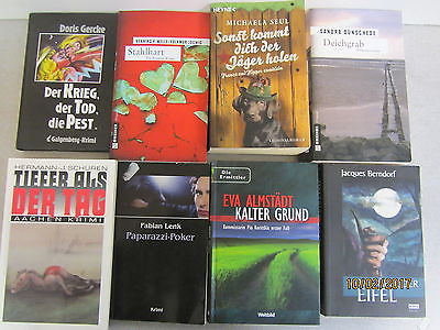 60 Bücher Taschenbücher deutsche Krimi Kriminalromane Eifelkrimi Aachen Krimi