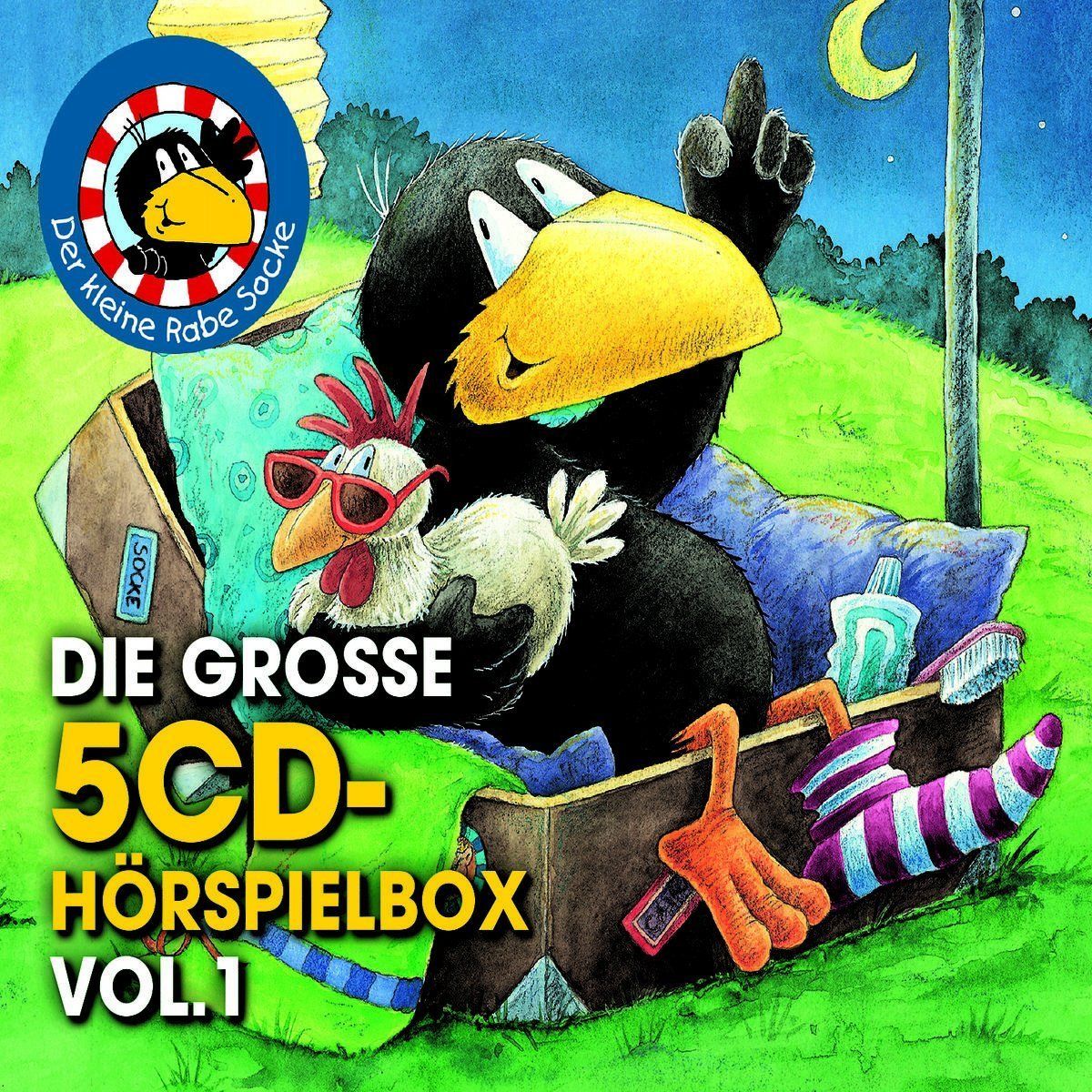 5 CDs * DER KLEINE RABE SOCKE - DIE GROSSE 5-CD HÖRSPIEL BOX VOL. 1  # NEU OVP !