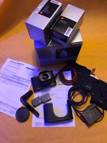 Leica Q Typ 116 26.3MP Digitalkamera - Schwarz mit Zubehörpaket und Rechnung