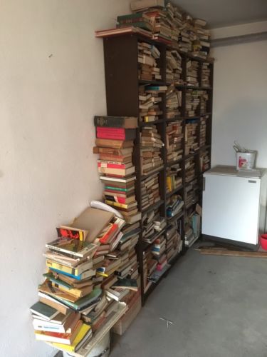 Bücherregal mit 1000 Bücher Buch