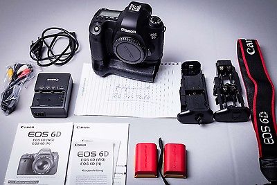 Canon EOS 6D Vollformat SLR-Digitalkamera mit Zubehörpaket