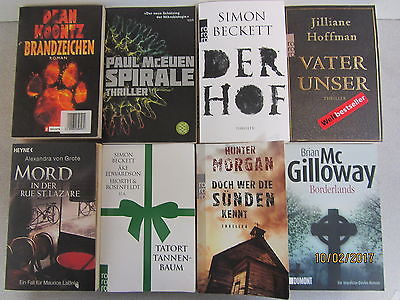 55 Taschenbücher Krimi Thriller Psychothriller Top Titel Bestseller Paket 1