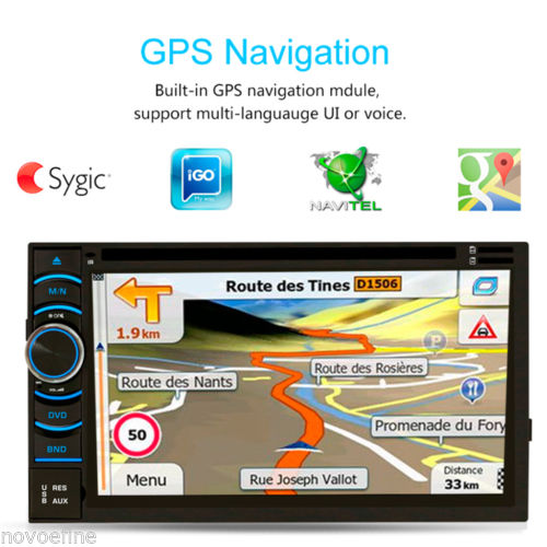 6.5 Touchscreen WiFi 3G Doppel 2Din Autoradio Android GPS NAVI DVD Player BT USB