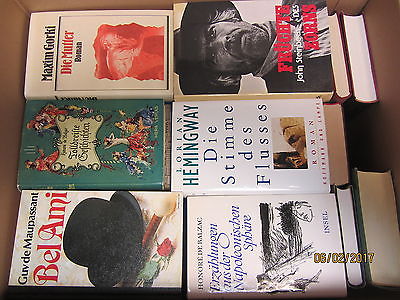 45 Bücher Romane internationale Klassiker Gorki Hemingway Balzac Steinbeck u.a.