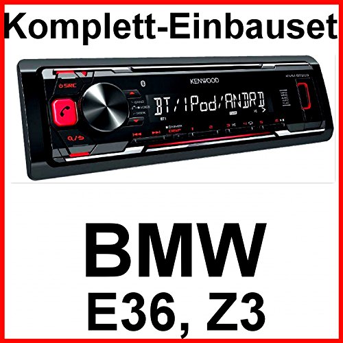 Komplett-Set BMW 3er E36 Z3 KMM-BT203 USB Autoradio Bluetooth FLAC AUX MP3