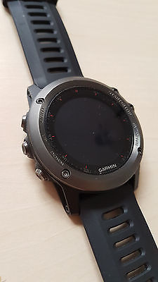 Garmin Fenix 3 GPS Uhr mit Ersatzbänder - grau