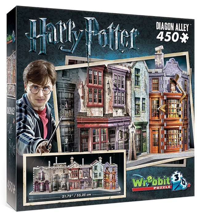 3D Puzzle - Harry Potter - Winkelgasse, 450 Teile, Rowling, Wrebbit