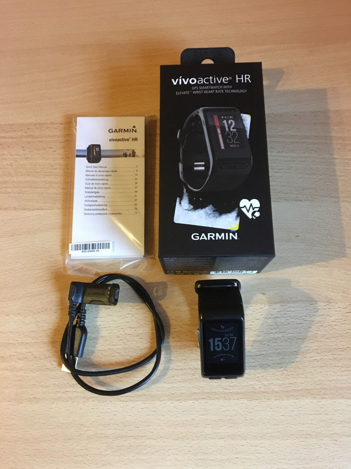 GARMIN Vivoactive HR GPS-Uhr 6 Monate alt.
