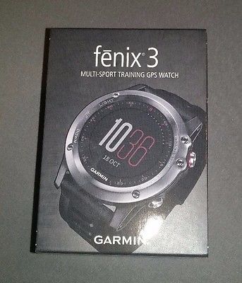 Garmin Fenix 3 GPS Multi-Sport Uhr grau 010-01338-01 NEU OVP 
