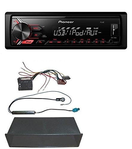 Pioneer MVH-190UI MP3 USB AUX Autoradio für VW Polo, Lupo, Fox, Passat, T5