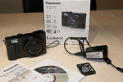 Panasonic LUMIX DMC-TZ71 Digitalkamera - Schwarz