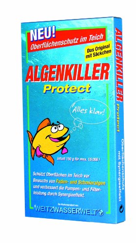 Algenkiller Protect - Das Original - zuverlässig gegen alle Algen im Teich 150g für 10 m³