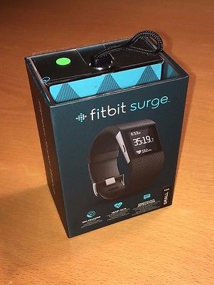 Fitbit Surge Small schwarz, GPS Fitnesstracker / Sportuhr