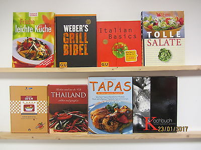 29 Bücher Kochbücher nationale und internationale Küche großformatig Paket 1