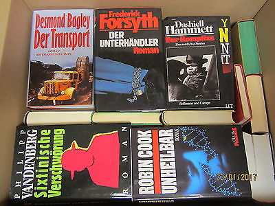 39 Bücher Romane Krimi Kriminalromane Spionageromane Detektivromane  Paket 1