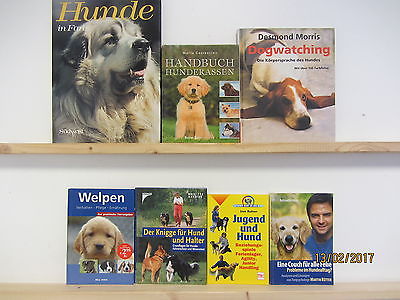 44 Bücher Hunde Hunderassen Hundepflege Hundeerziehung Dogwatching Welpen