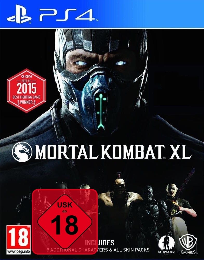 Mortal Kombat XL PS4 100% UNCUT  DLC auf der DISC NEU OVP