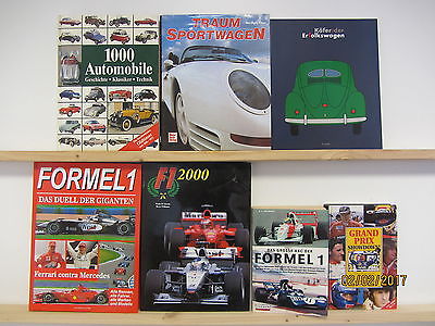 27 Bücher Bildbände Autos Automobile Formel 1 Rennwagen Sportwagen Grand Prix