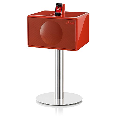 GENEVA Model L rot mit integrierter iPod Dockingstation