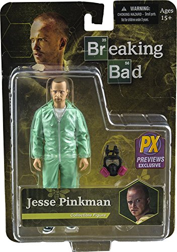 Mezco 75244 - Breaking Bad Actionfigur Jesse Pinkman Hazmat Suit Previews Exclusive 15 cm, mehrfarbig