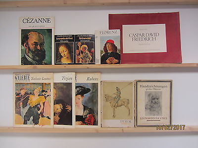 56 Bücher Maler Malerei Gemälde Künstler Cezanne da Vinci Tizian Rubens u.a.