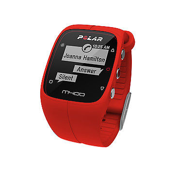 Polar M400 HR Modell 2016 rot tomatored inkl H7 Brustgurt Herzfrequenzsensor GPS