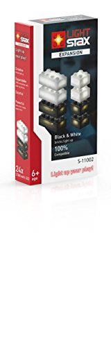 Light Stax S-11002 - Expansion - Zusatzsteine, Baukästen, schwarz/weiß