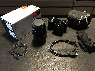 Sony Alpha ILCE-6000 24.3 MP Digitalkamera - Schwarz (Kit mit OSS 16-50mm...