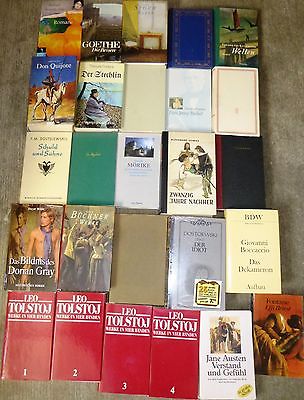 Klassik, 59 Bücher diverser Autoren/Titel/Verlage, Hardcover & Taschenbuch