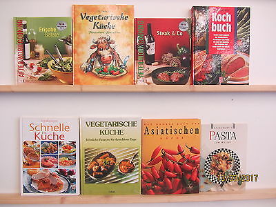 29 Bücher Kochbücher nationale und internationale Küche großformatige Kochbücher