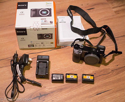 Sony Alpha 6000 Systemkamera - 24 Megapixel - 3