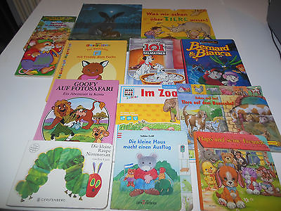 Bücherpaket 13 Kinderbücher-Bilderbücher für Kinder, Bilderbücher Tiere