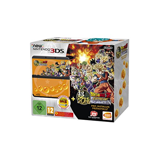 New Nintendo 3DS schwarz  inkl. Dragon Ball Z: Extreme Butoden + Zierblende