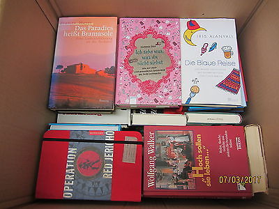 55 Bücher Hardcover Romane Sachbücher verschiedene Themen Paket 1