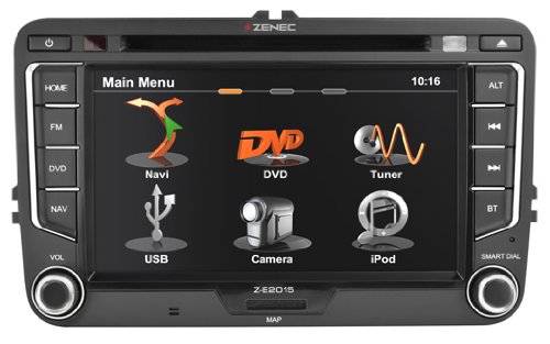Zenec Z-E2015 Navigationssystem ( 7 Zoll Display,starrer Monitor, 16:9,Kontinent )