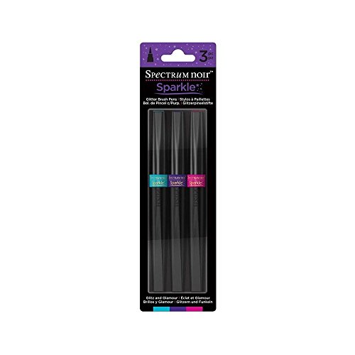 Spectrum Noir - 25 x 7.3 x 1.5 cm Glitzerpinselstifte 