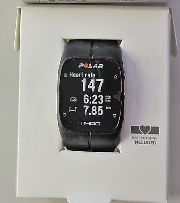Polar M400 + Brustgurt Herzfrequenz Sensor H7 GPS Neuwertig Garantie 