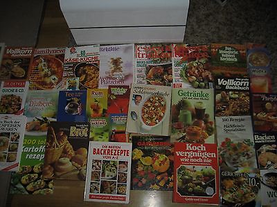 Büchersammlung 40 Stk. Kochbücher kochen backen Italien Diät  Paket Konvolut