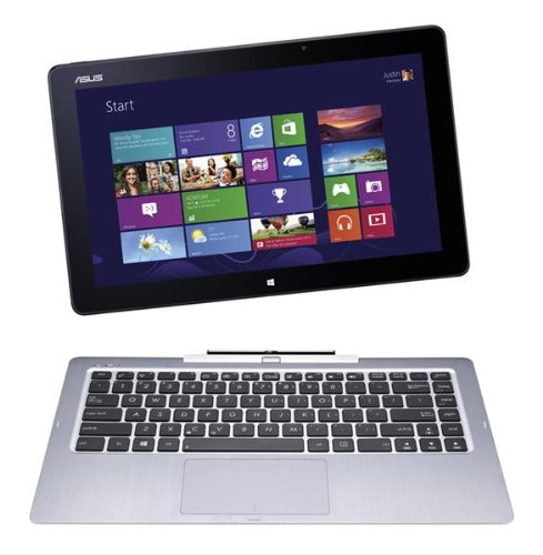 Asus Transformer Book T300LA  33,8 cm (13,3 Zoll) Convertible Tablet-PC (Intel Core i7 4500U, 1,8GHz, 8GB RAM, 128GB HDD, Intel HD, Win 8 Touchscreen) schwarz